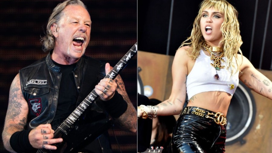 Miley Cyrus Flashes Tits Uncensored - Miley Cyrus Is Working on Metallica Covers Album | Music News @  Ultimate-Guitar.Com